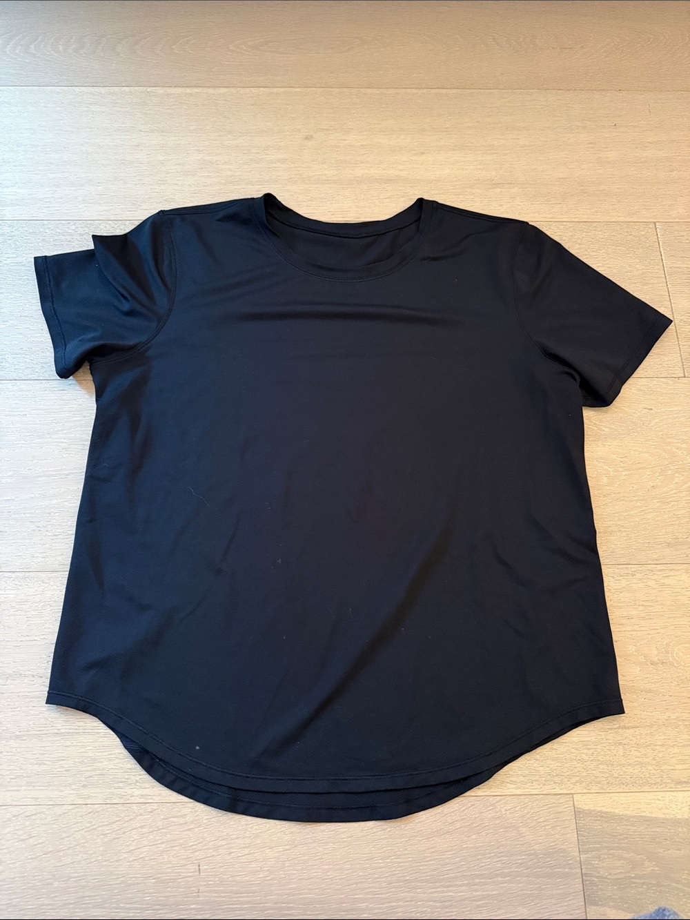lululemon athletica Black Short Sleeve Crew Tee